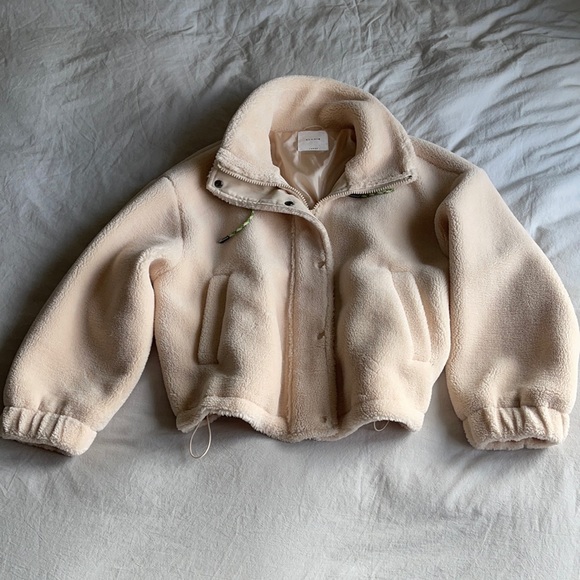 elodie faux shearling jacket